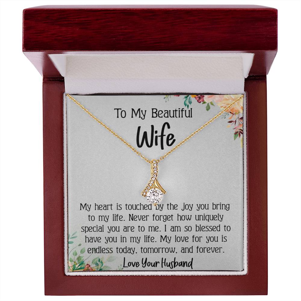 Alluring Beauty Necklace To My Beautiful Wife