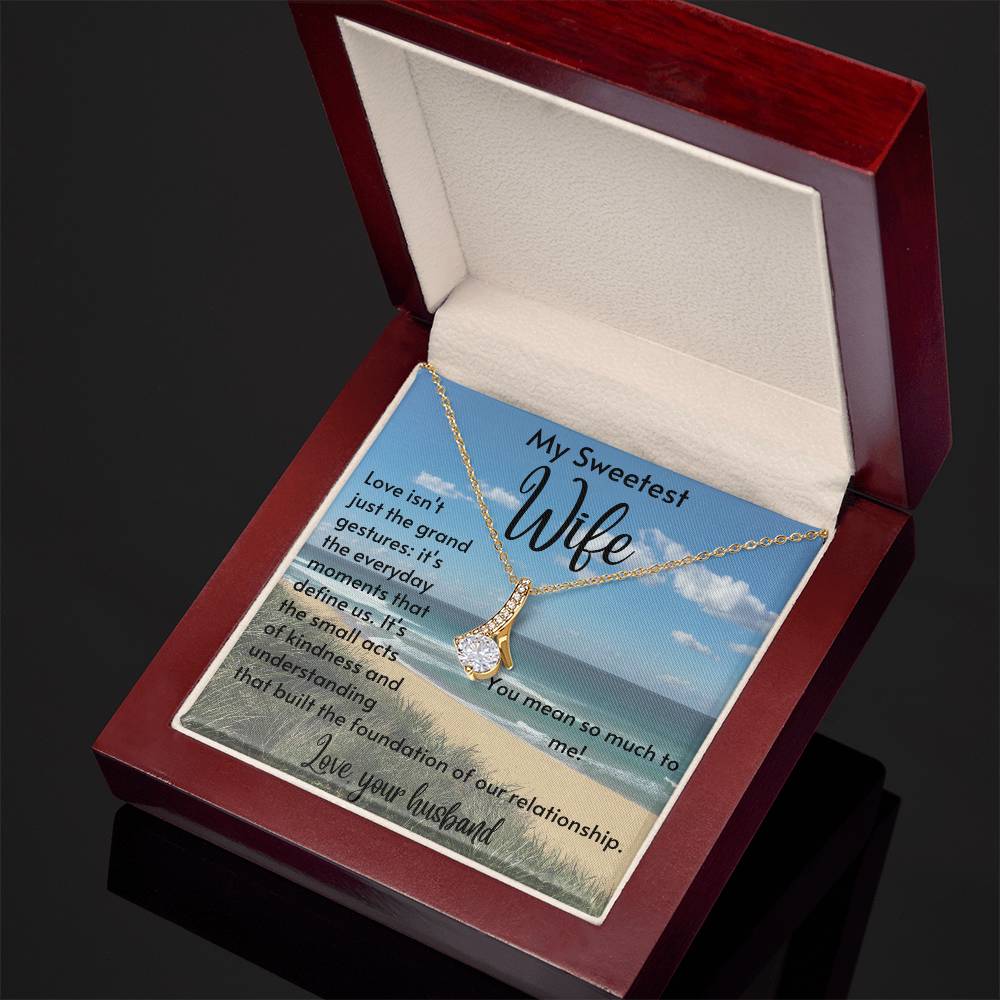 Alluring Beauty Necklace You Mean So Much To Me...