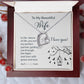 Forever Love Necklace To My Beautiful Wife You Are My Perfect Partner