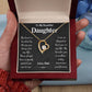 Forever Love Necklace To My Beautiful Daughter