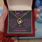 To My Wife Forever Love Necklace Love Isn't Just A Feeling...