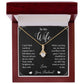 Alluring Beauty Necklace To My Wife I Can't Find Words To Express