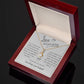 To My Wife Alluring Beauty Necklace Love Isn't Just A Feeling...