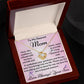 To My Dearest Mom Love Always Your Son Love Knot Necklace