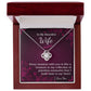 Love Knot Necklace To My Beautiful Wife Every Moment With You