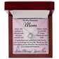 To My Dearest Mom Love Always Your Son Love Knot Necklace