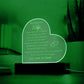 Engraved Acrylic Love Isn't Always Easy