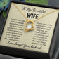 To My Beautiful Wife You mean so much to me Forever Love Necklace